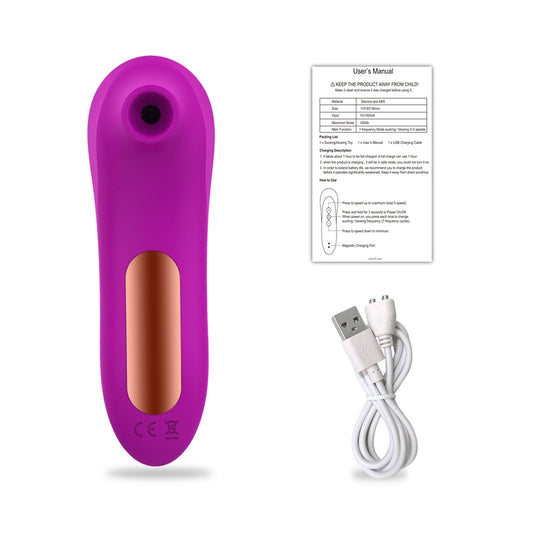 Vibrating Air Pulsator - Dual Action Sucking Vibrator