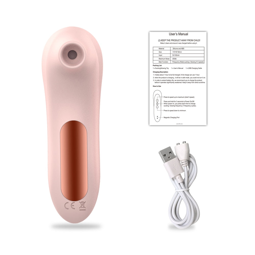 Air Pulsator | Dual-Action Sucking Vibrator  Suctional